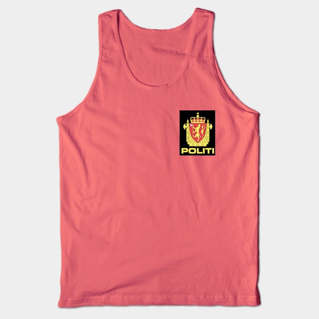 Norwegian Police ("pocket size") Tank Top by pasnthroo